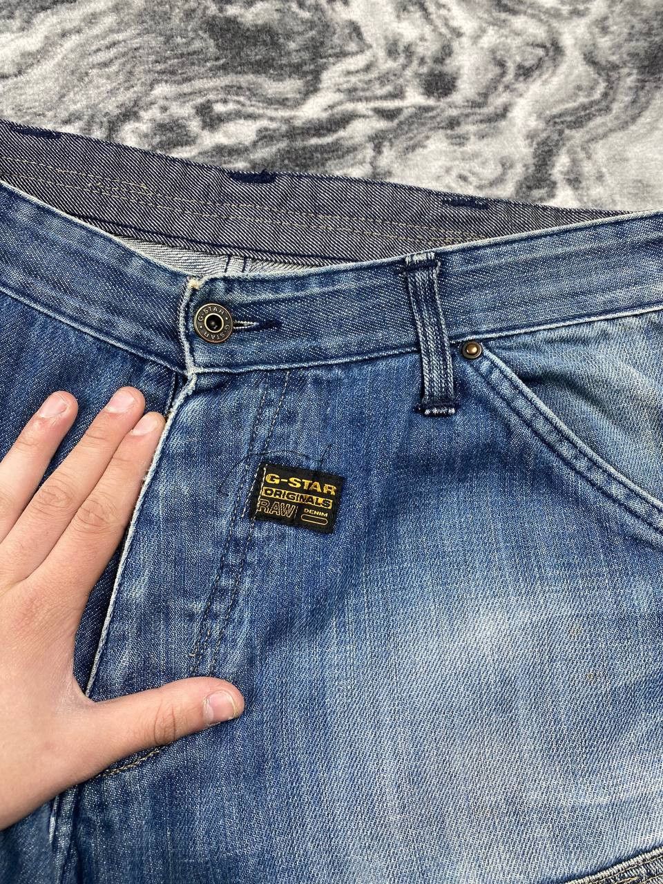 G-Star Vintage G Star Raw Denim Pants Double Knee Patchwork Japan Size US 36 / EU 52 - 11 Thumbnail