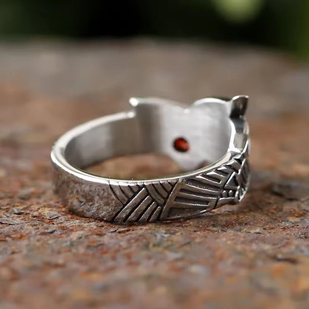Japanese Brand × Jewelry × Vintage Viking Dragon Ring Size ONE SIZE - 6 Thumbnail