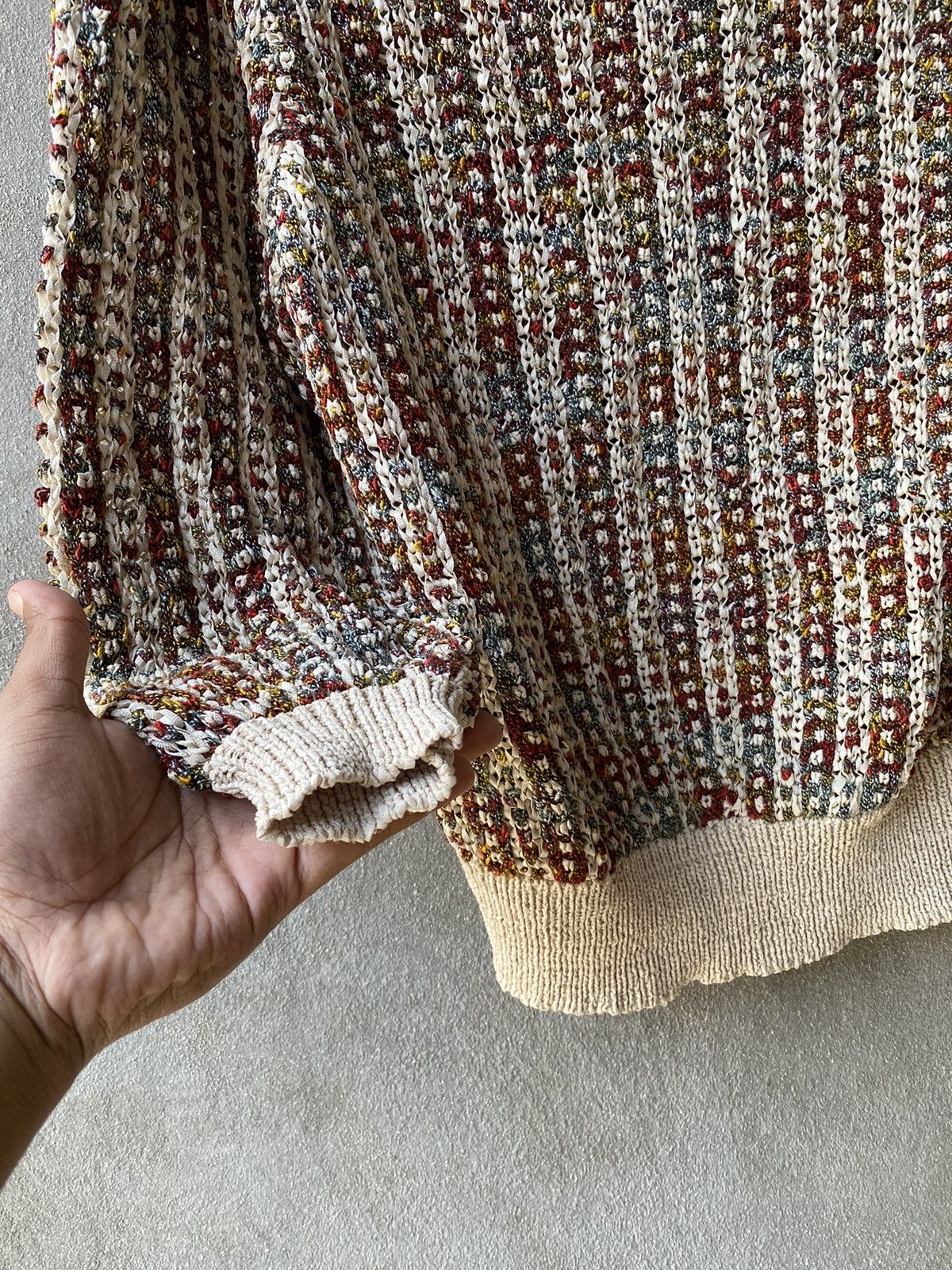 Aran Isles Knitwear × Japanese Brand Vintage Japanese Brand Knitwear Size S / US 4 / IT 40 - 3 Thumbnail