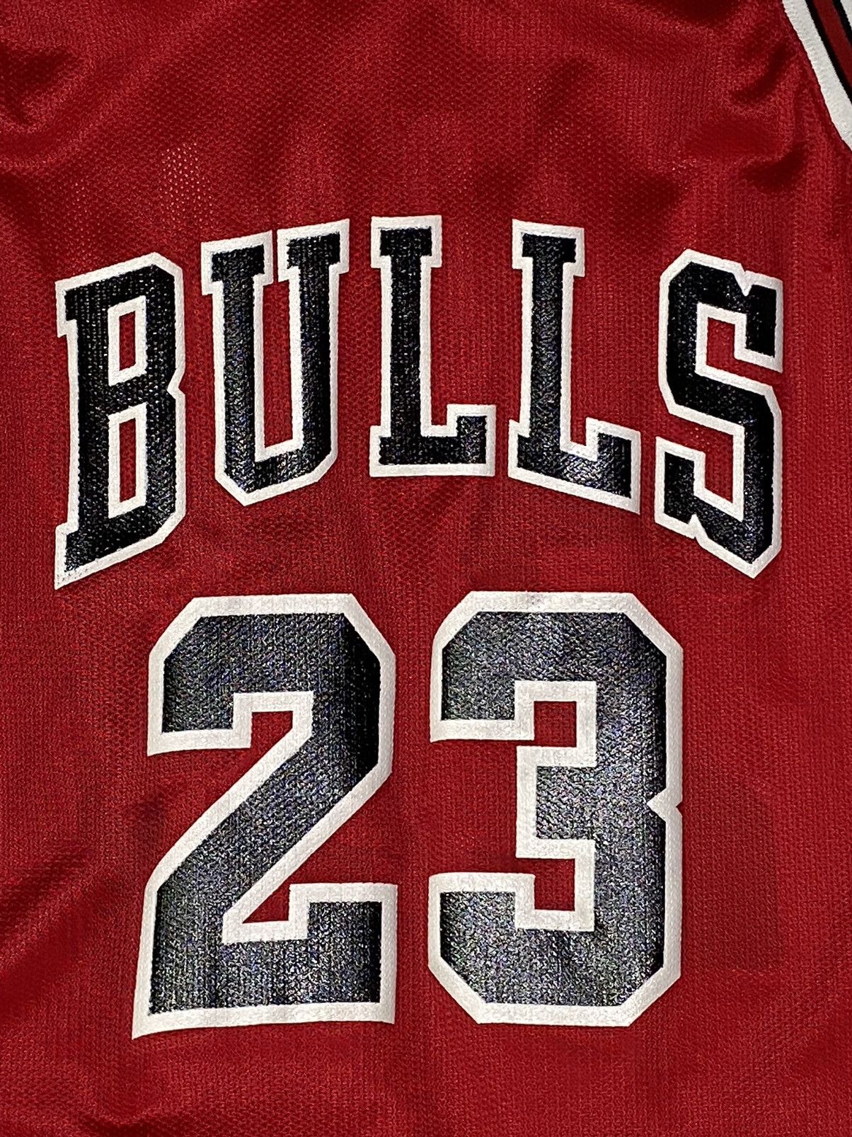 NBA × Vintage Bootleg Bulls MJ Champion (sz no tag- fits a Small) Size US S / EU 44-46 / 1 - 10 Thumbnail