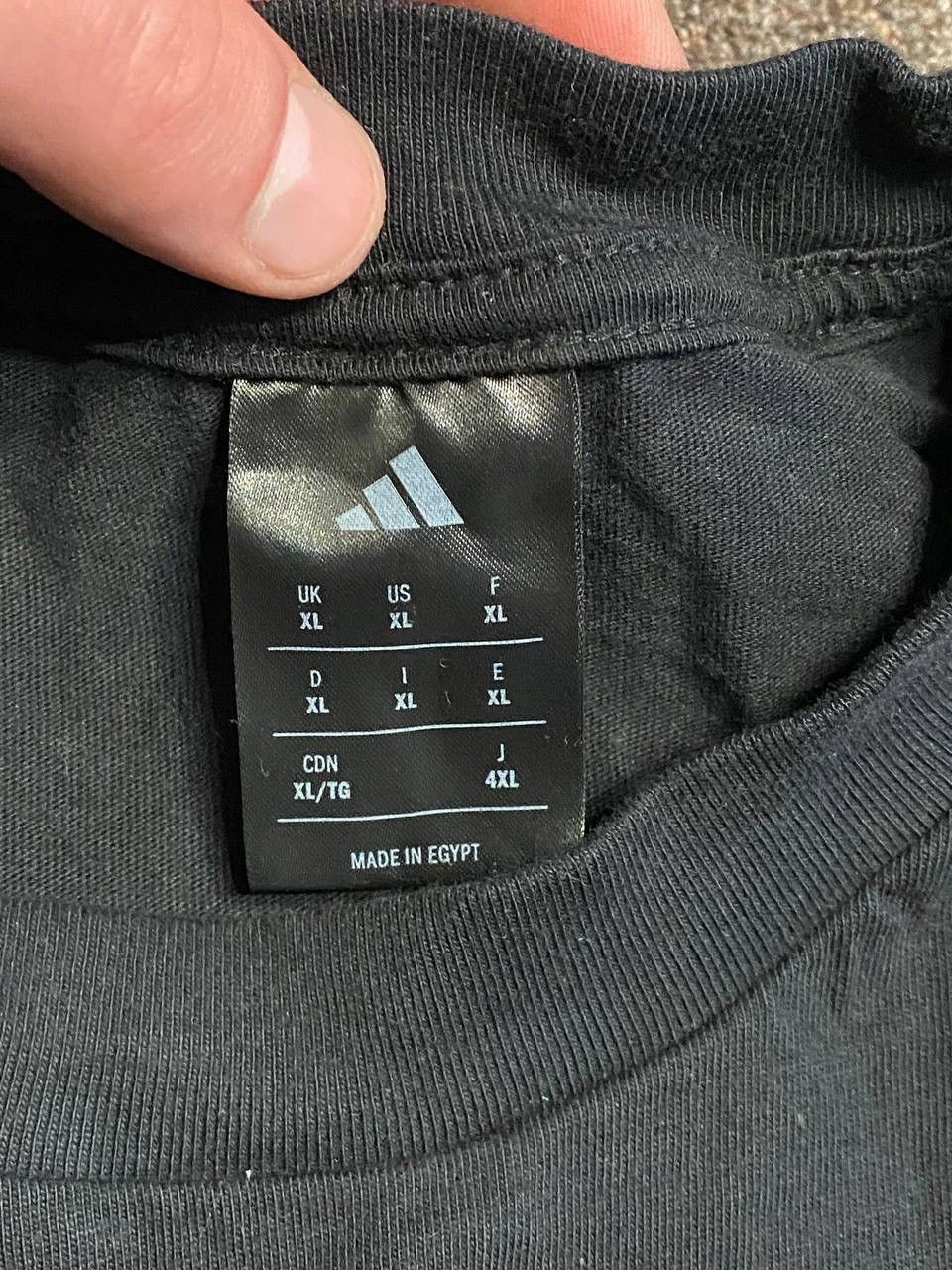 Adidas Adidas Sportswear Black T-Shirt Size US XL / EU 56 / 4 - 3 Thumbnail