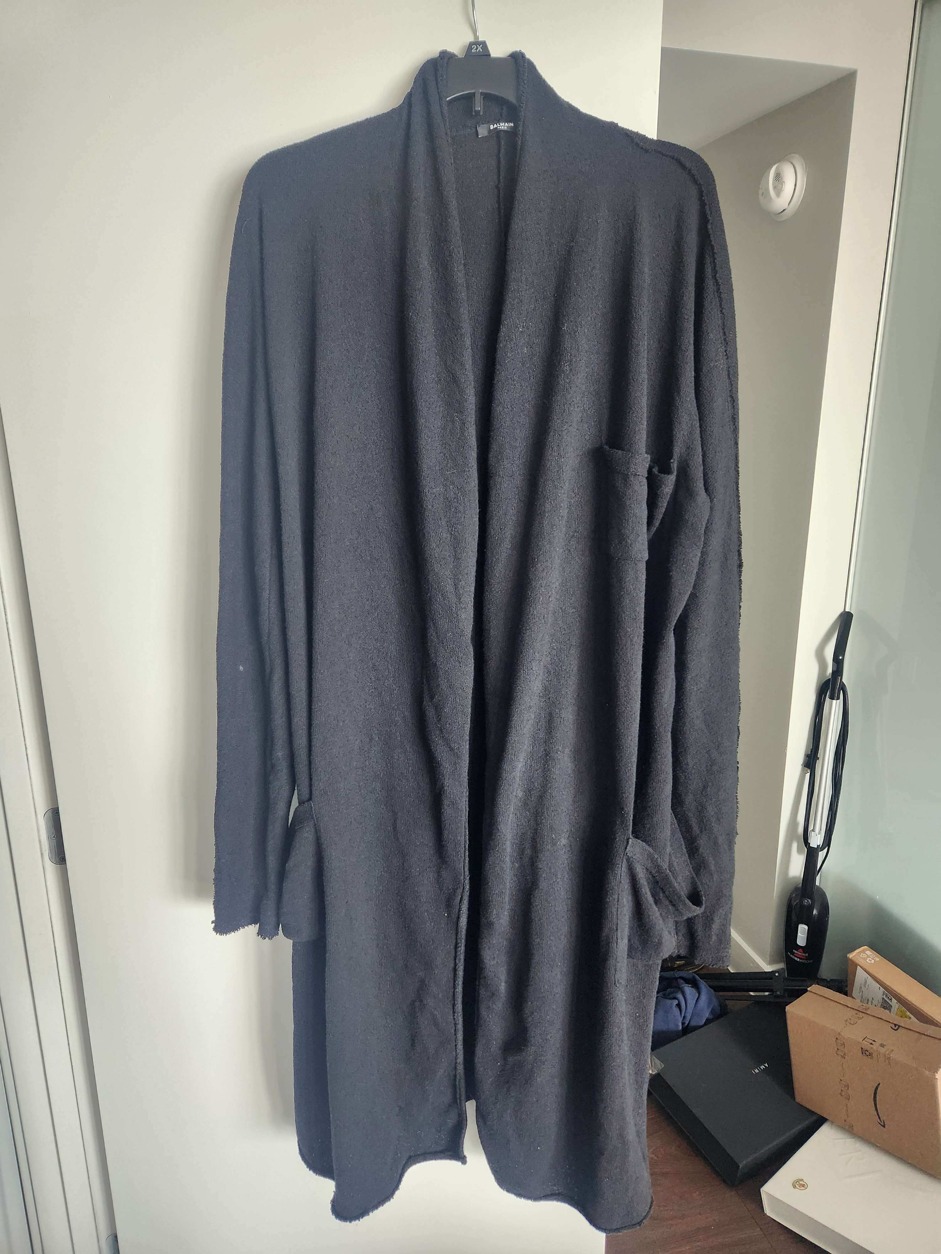 Balmain Balmain Long Cardigan Knitwear Size US S / EU 44-46 / 1 - 1 Thumbnail