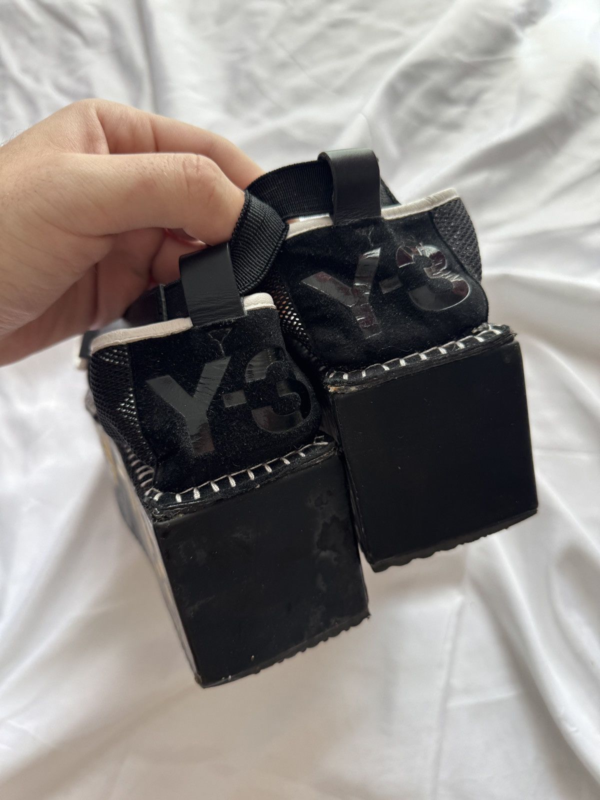 Yohji Yamamoto Y-3 Yohji Yamamoto x Adidas S/S14 Mesh Platform Shoes Size US 8 / IT 38 - 9 Thumbnail