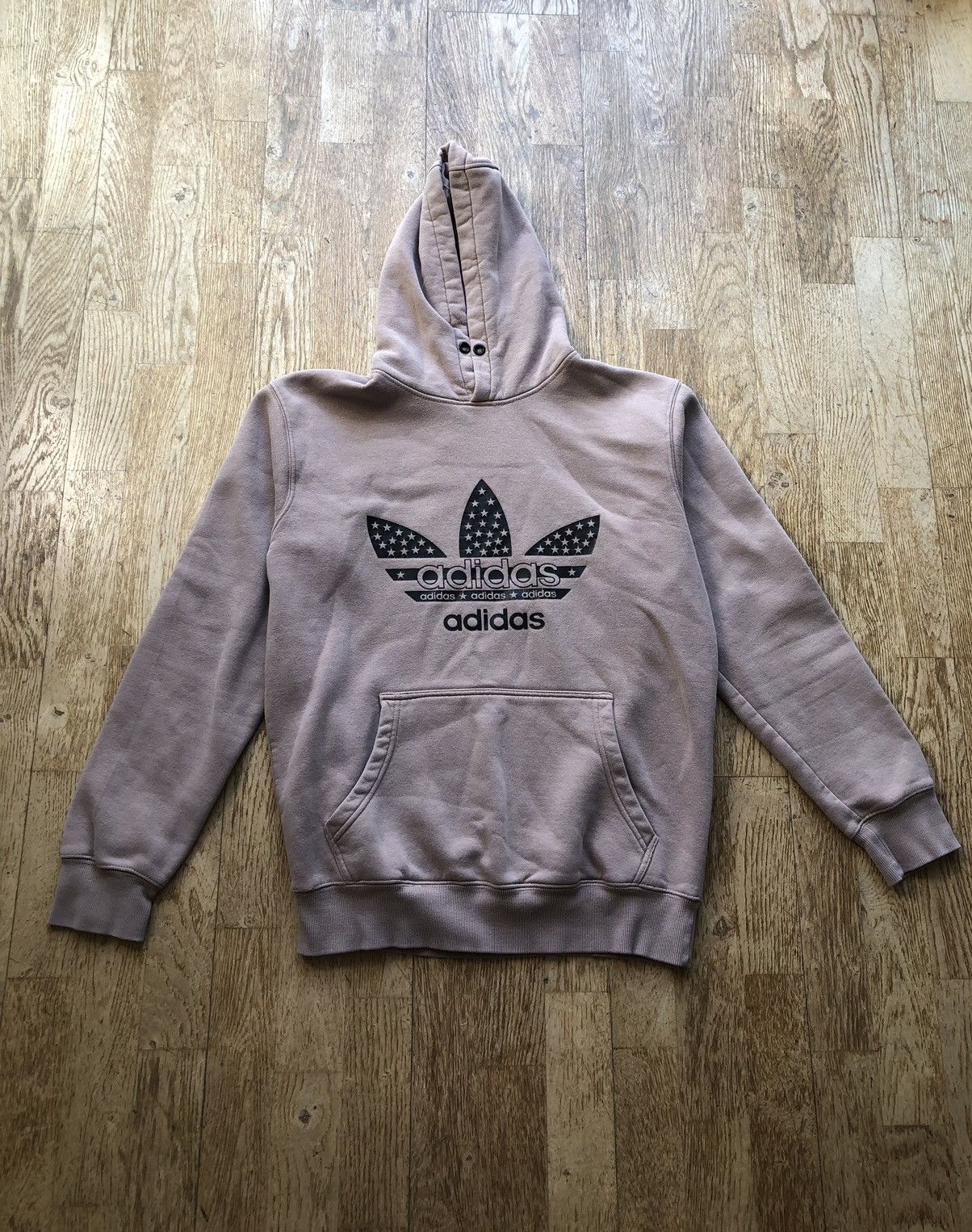 Adidas RARE ADIDAS VINTAGE LOGO HOODIE Size US L / EU 52-54 / 3 - 1 Thumbnail