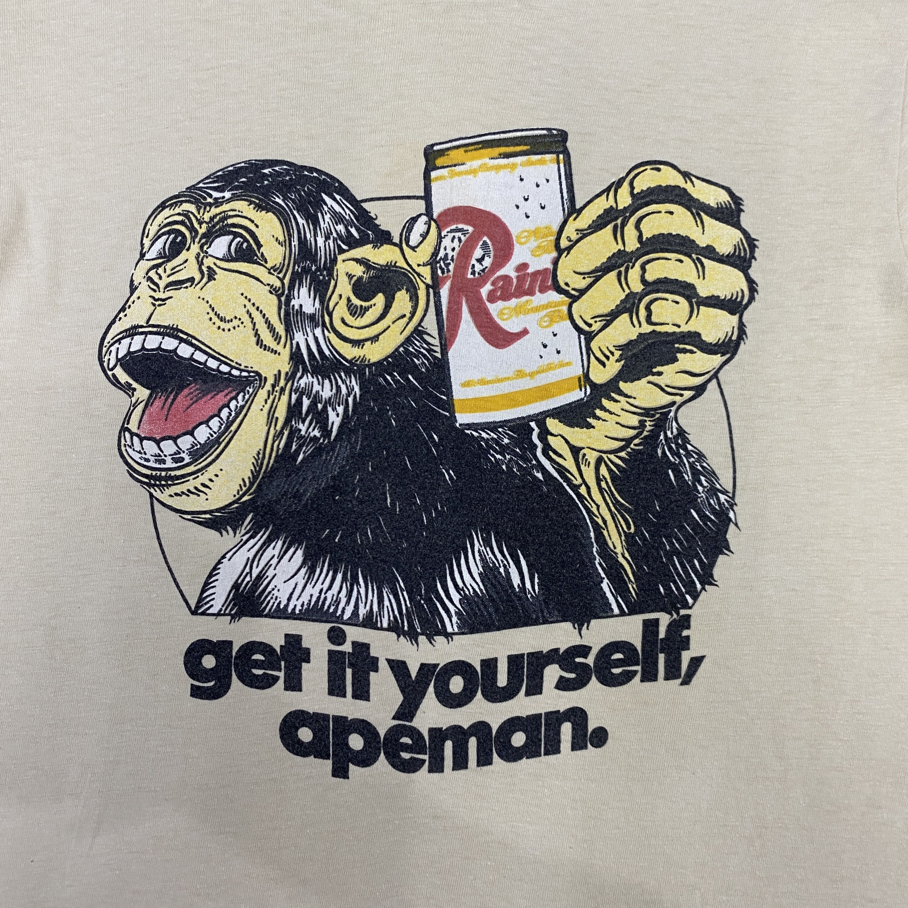 Anvil Vintage Get It Yourself, Apeman T-Shirt - K062 Size US XS / EU 42 / 0 - 3 Thumbnail