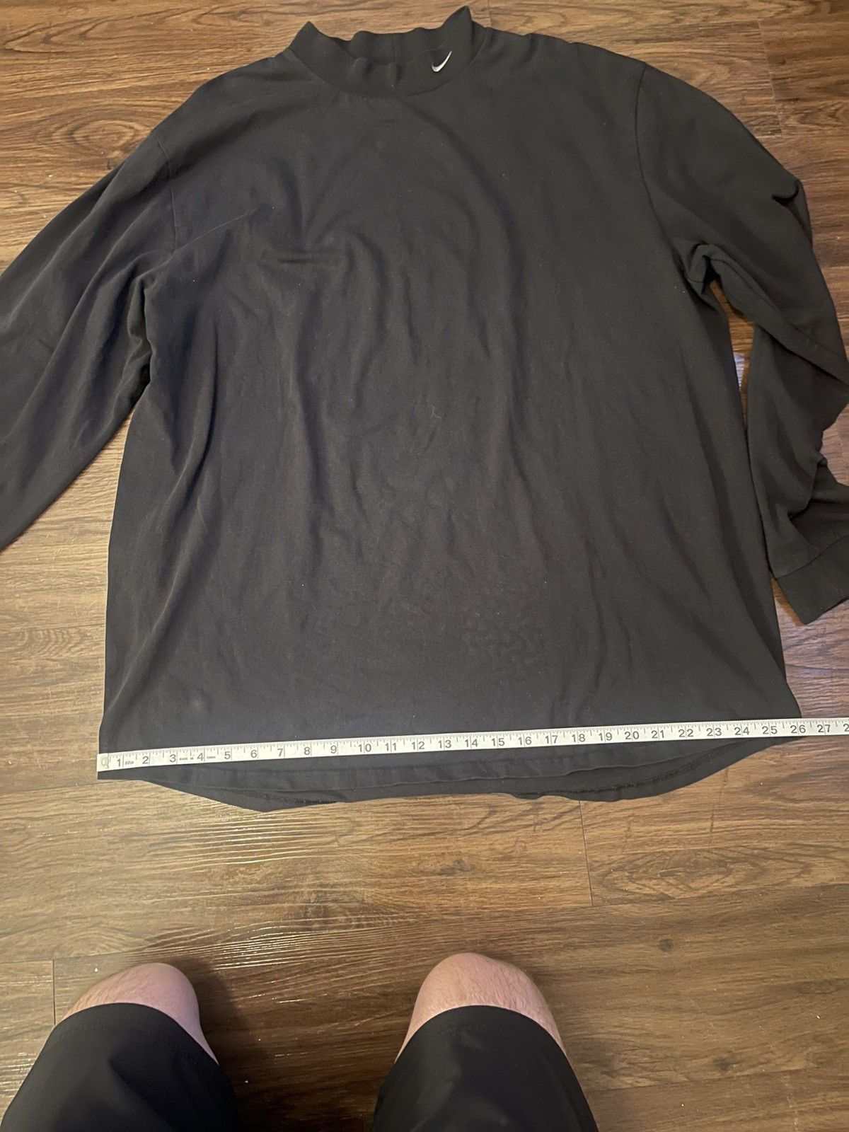 Nike × Vintage Vintage Nike Men's Life Long-Sleeve Mock Neck Shirt No Tag Size US XXL / EU 58 / 5 - 8 Thumbnail