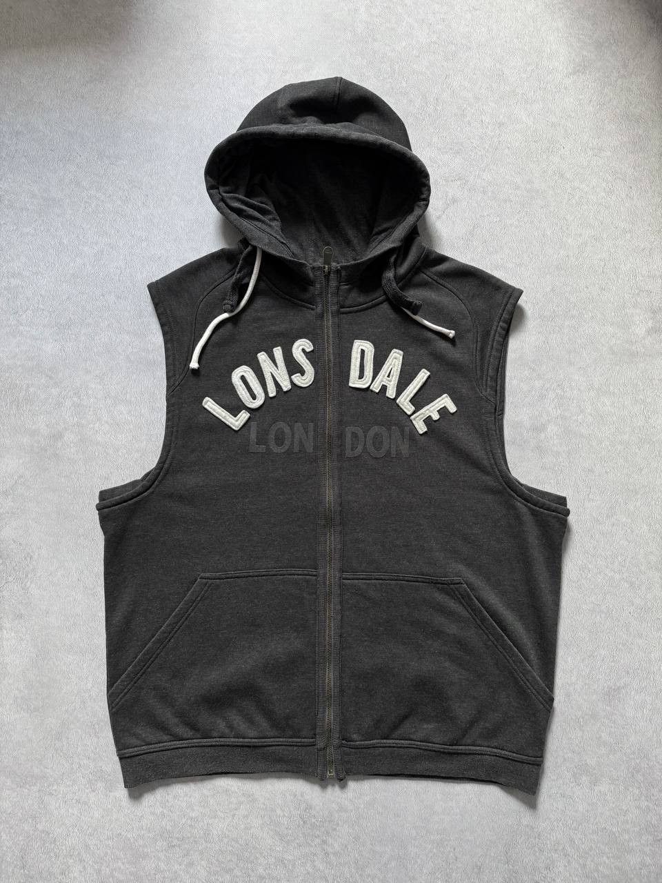 Lonsdale Vintage Lonsdale Zip Hoodie Vest size XXL 2XL Size US XXL / EU 58 / 5 - 1 Thumbnail
