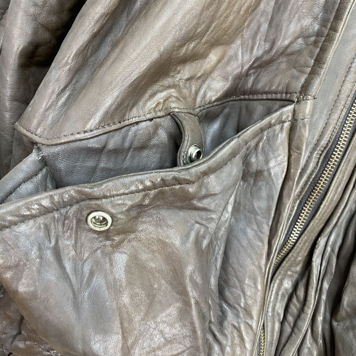 Japanese Brand 🫶 vintage Robert Comstock leather Bomber jacket Size US M / EU 48-50 / 2 - 5 Thumbnail