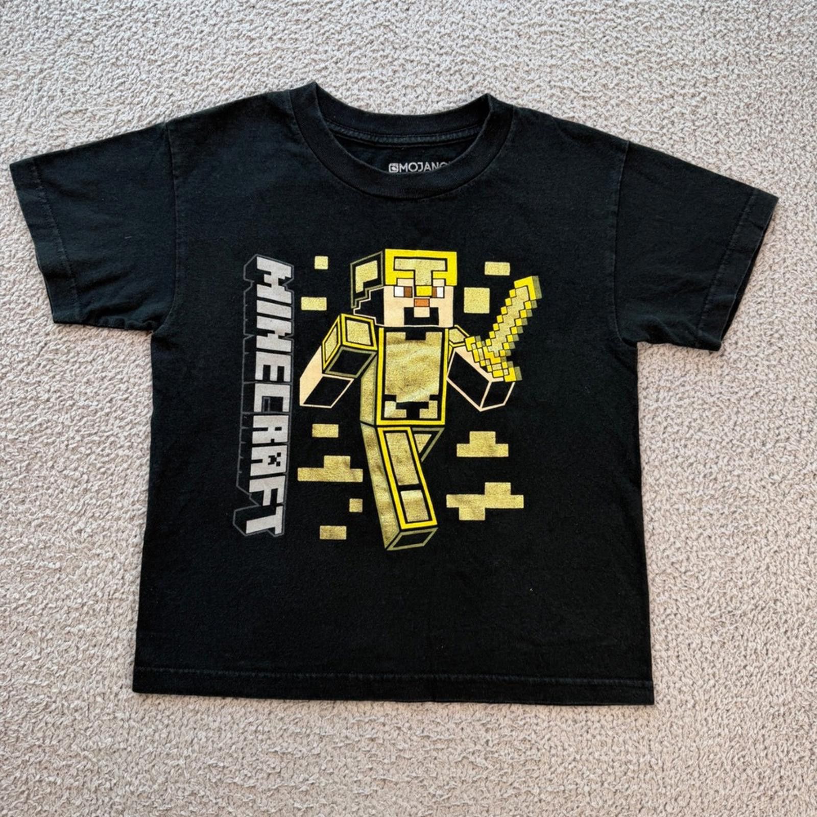 Other Minecraft Mojang Jinx Kids Steve Golden Armor Graphic Tee Size US S / EU 44-46 / 1 - 1 Thumbnail