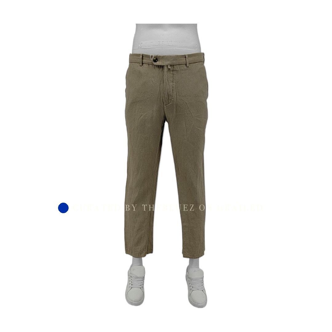 Loro Piana Elegant Beige Linen Casual Pants Size US 38 / EU 54 - 1 Thumbnail