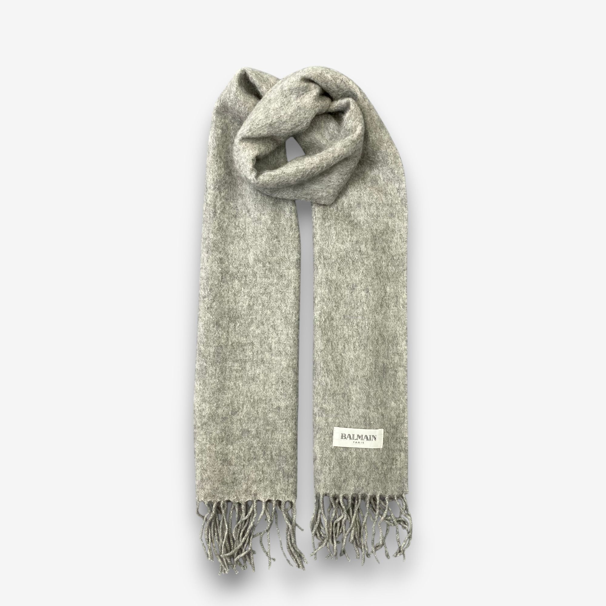 Balmain Vintage Balmain Scarf Muffler Winter Wool Cashmere Scarves Size ONE SIZE - 1 Thumbnail