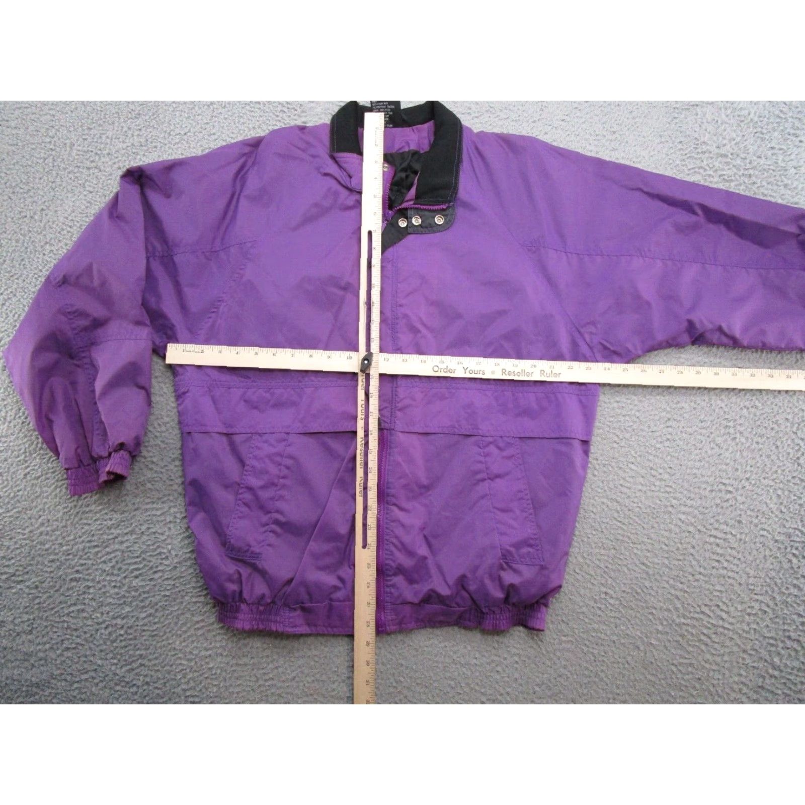 Vintage VTG 90s Easton Windbreaker Purple Track Jacket Mens M Nylon Baseball Long Sleeve Casual Sports Size US M / EU 48-50 / 2 - 4 Thumbnail