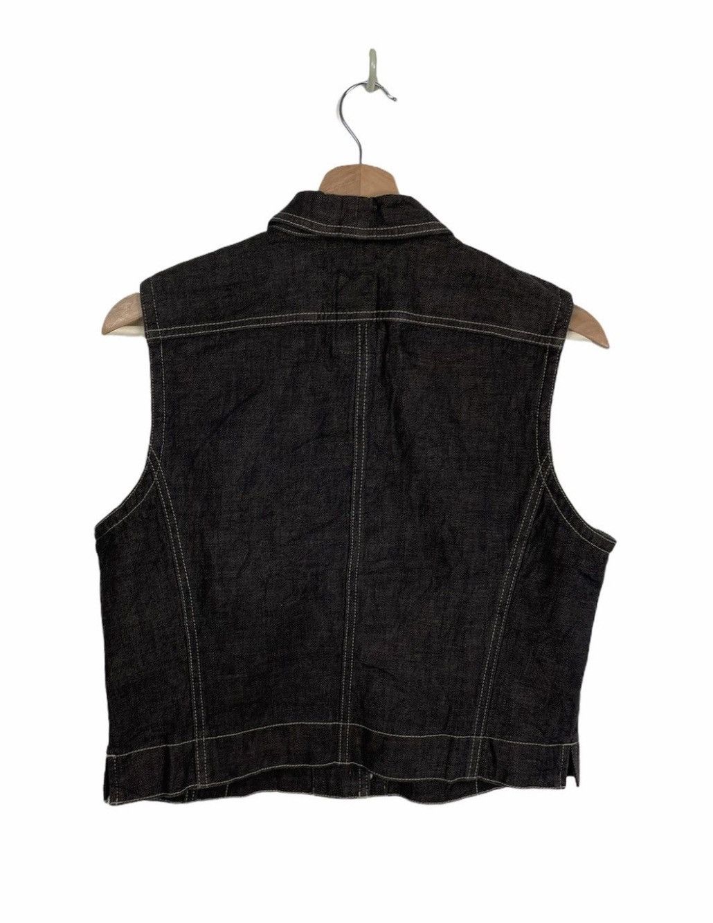Designer × Japanese Brand Artisanal Destroyed Denim Vest | Made in Japan Heat Size US S / EU 44-46 / 1 - 2 Thumbnail