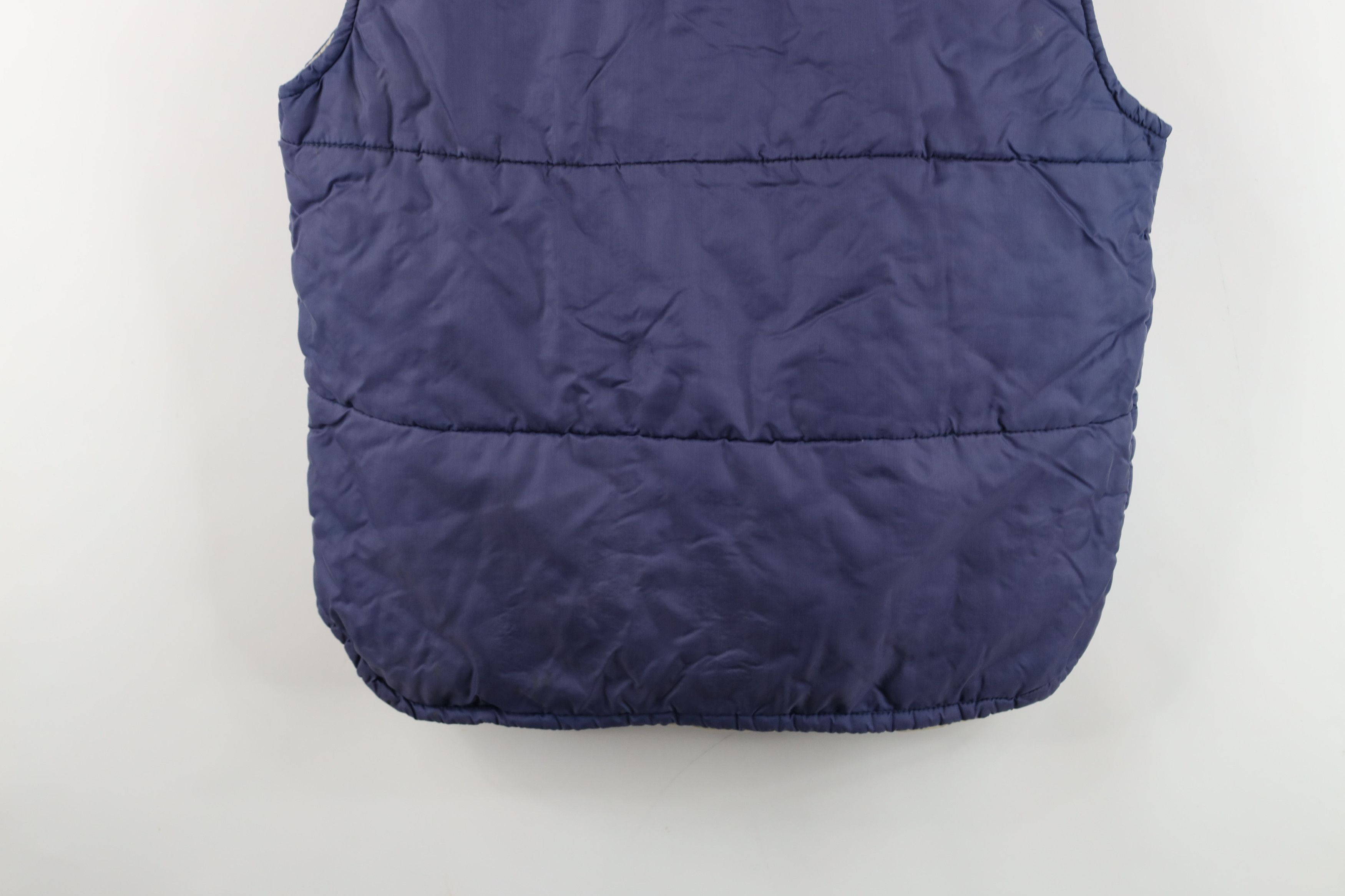Vintage Vintage 80s 90s Streetwear Puffer Vest Jacket Blue Size US M / EU 48-50 / 2 - 15 Thumbnail