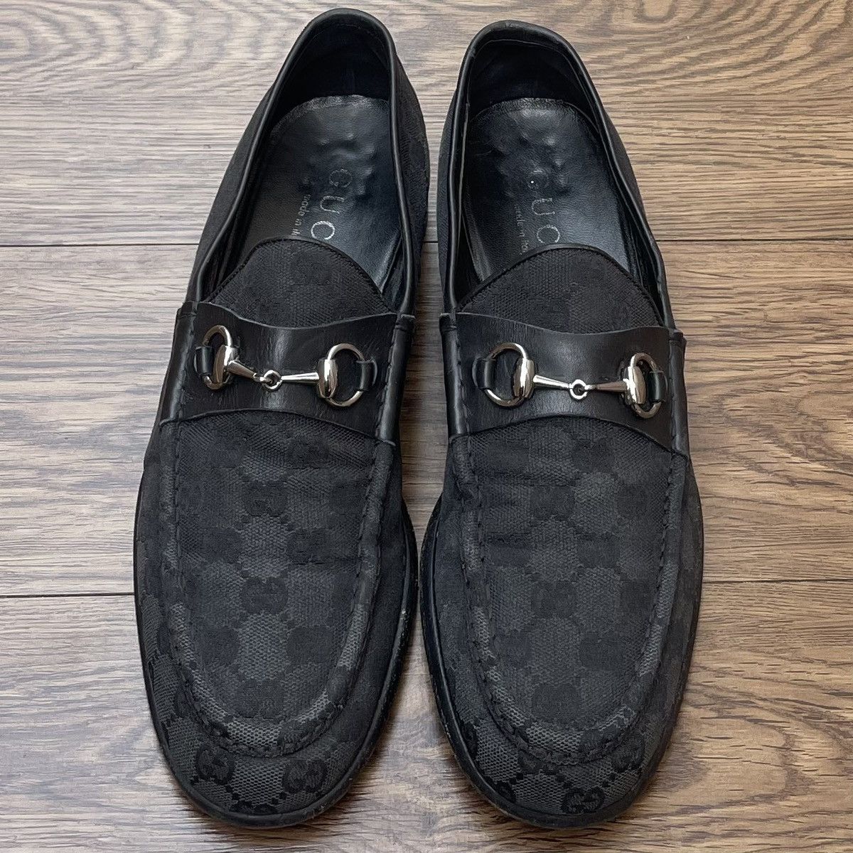 Gucci Gucci Monogram Horsebit Loafer Size US 10.5 / EU 43-44 - 1 Thumbnail