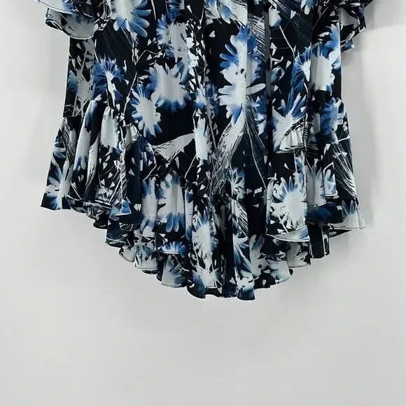 Alexander McQueen o1y0325 Silk Top in Multicolor Size S / US 4 / IT 40 - 4 Thumbnail