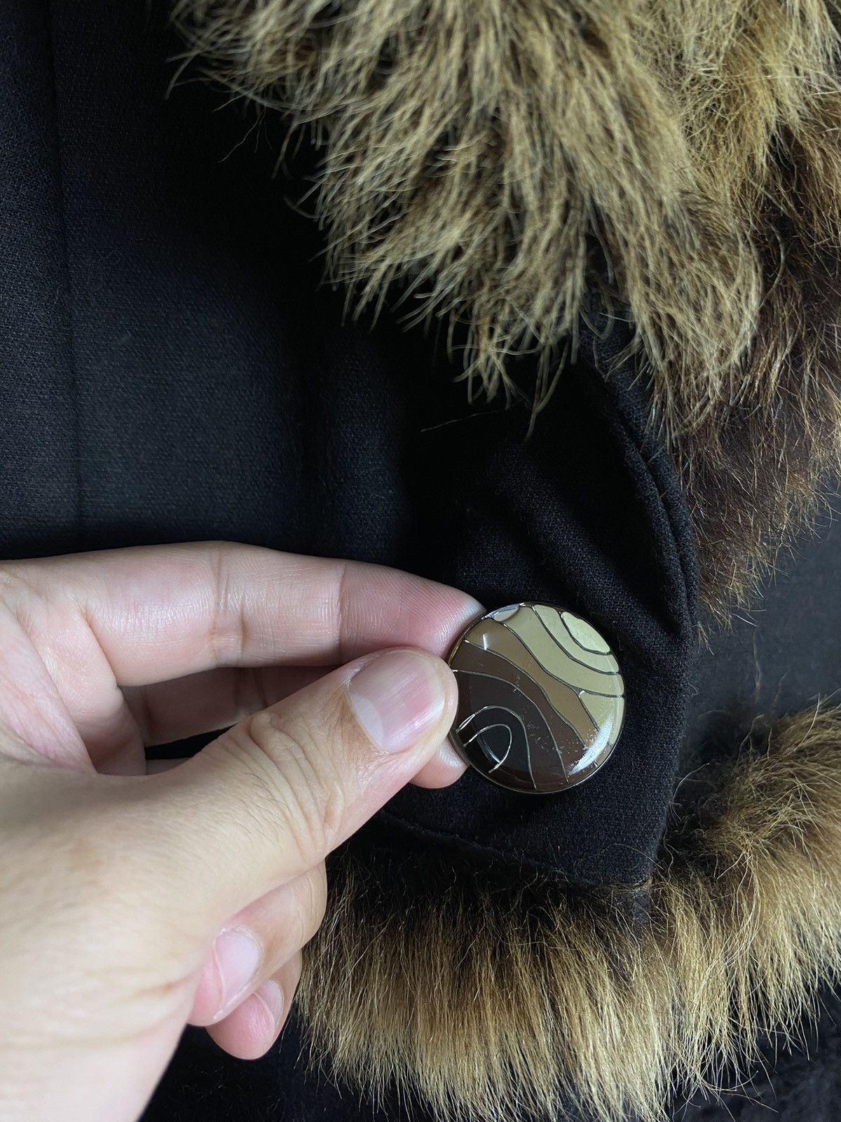 Vintage Rare‼️ Akhesa France Faux Fur Coat Made in Turkey Size M / US 6-8 / IT 42-44 - 11 Thumbnail