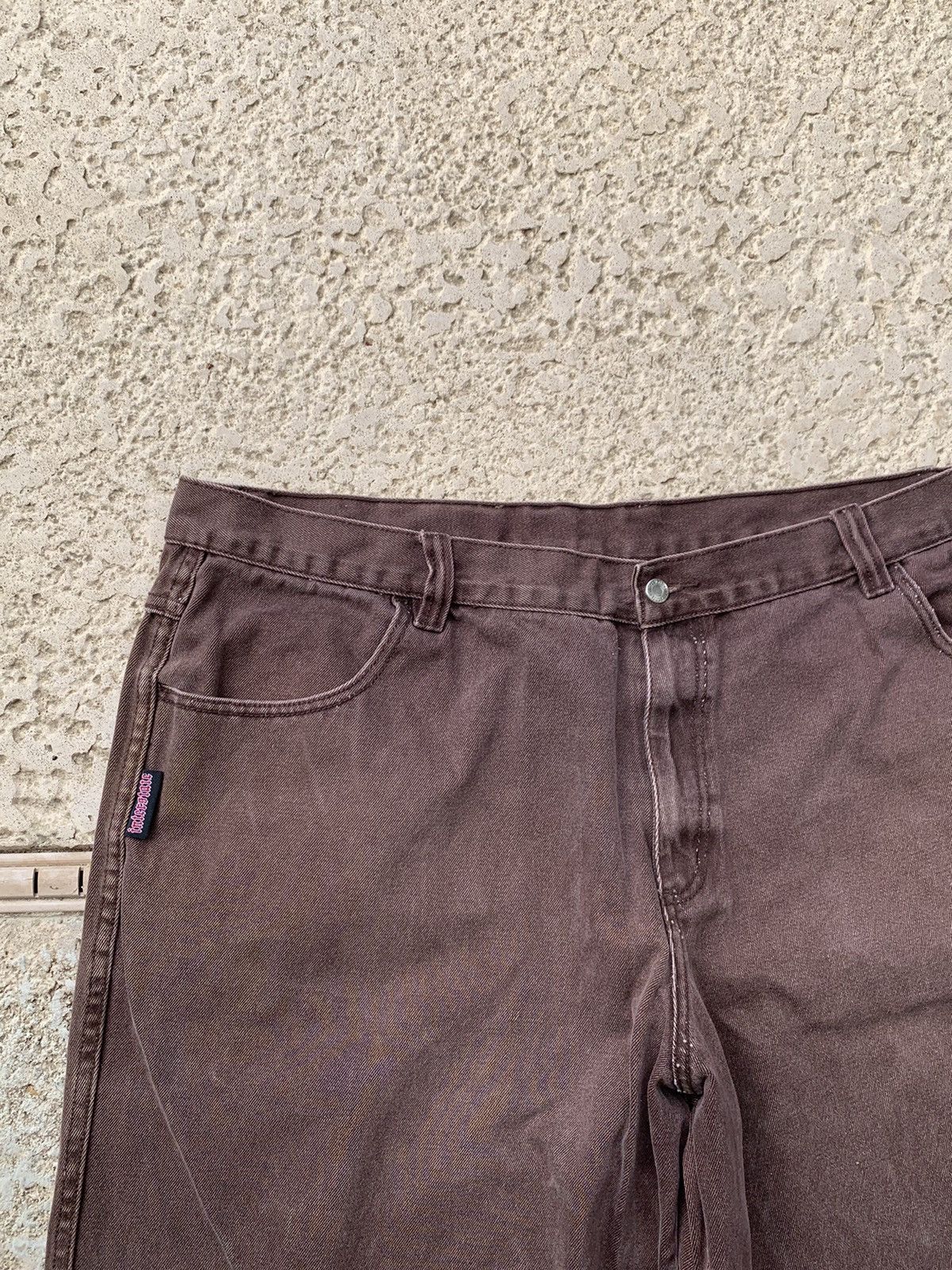 Vintage RARE Vintage 90’s Interstate Ultra Wide Leg Baggy Fade Jeans Size US 44 / EU 60 - 5 Thumbnail