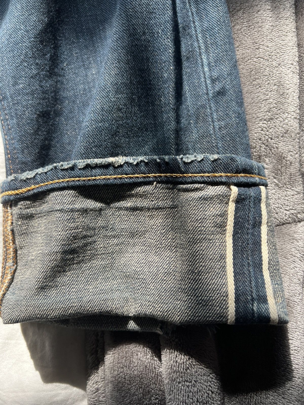 Lee × Vintage Lee Selvedge Boro Style Sashiko Denim Japan Edition Size US 31 - 9 Thumbnail