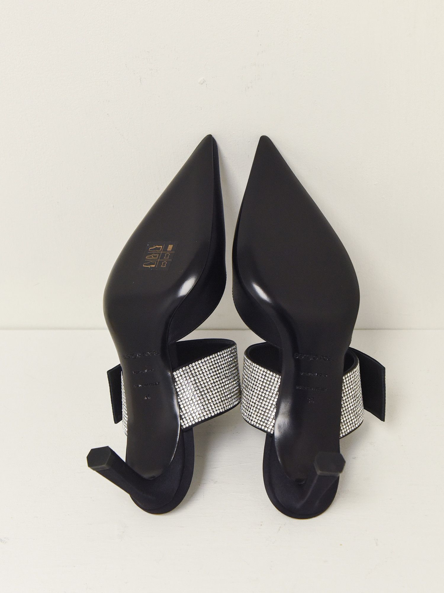 Sergio Rossi SERGIO ROSSI Paris Satin Mules Size US 6 / IT 36 - 7 Thumbnail