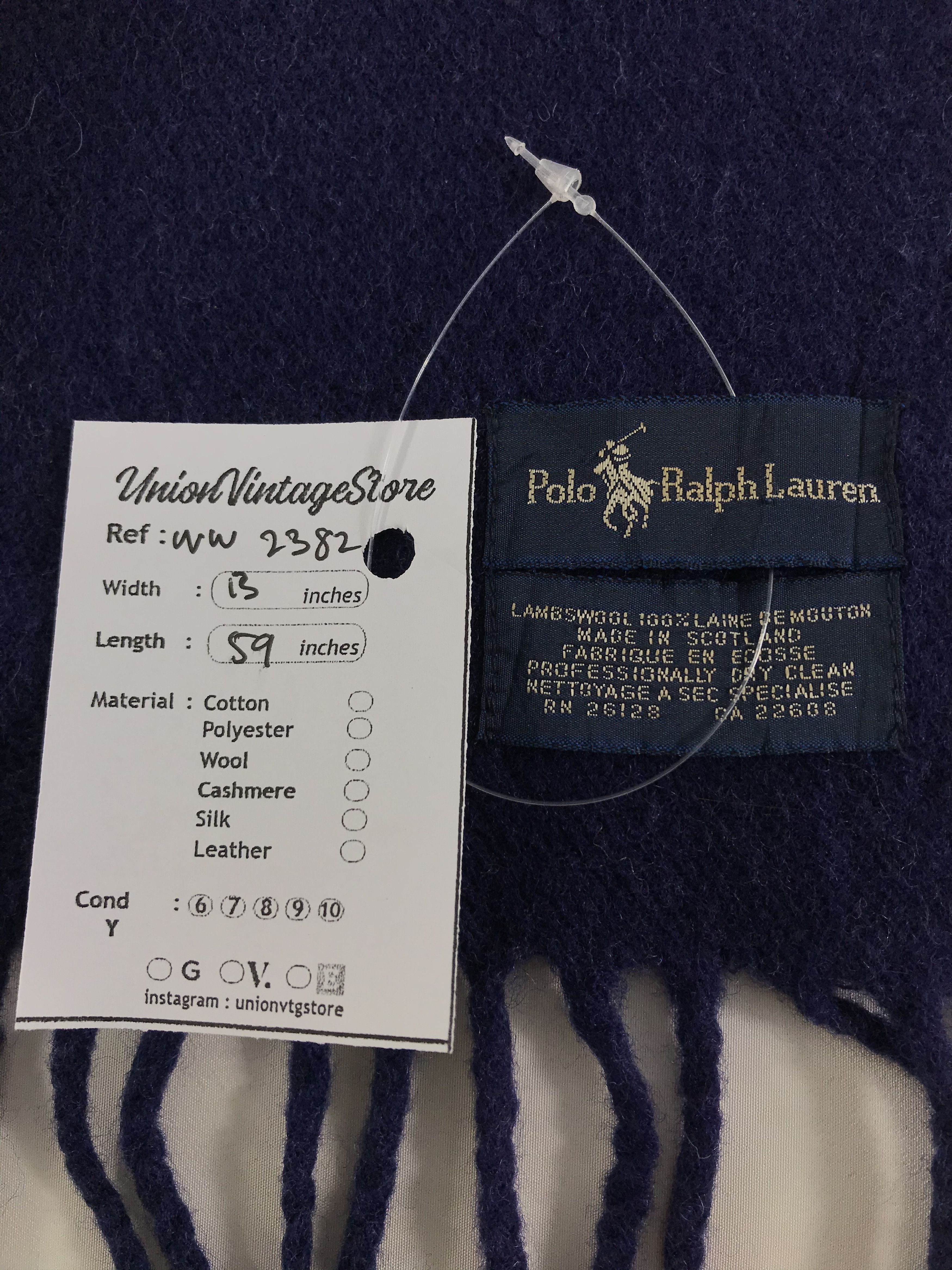Polo Ralph Lauren Polo Ralph Lauren Scarf / Muffler / Neckwear - WW2382 Size ONE SIZE - 5 Thumbnail