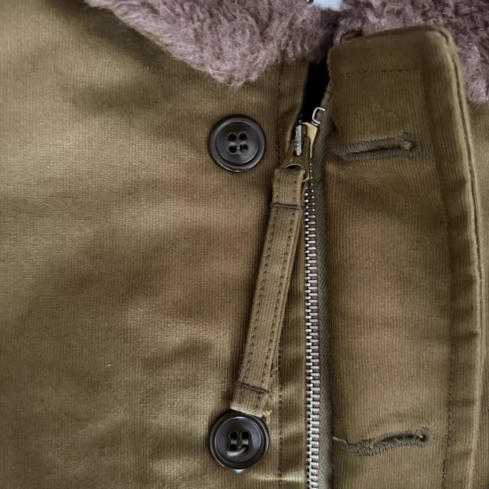 TOYS McCOY Toys Mccoy N1 Heavy Canvas Alpaca Lined Deck Jacket Size US S / EU 44-46 / 1 - 5 Thumbnail