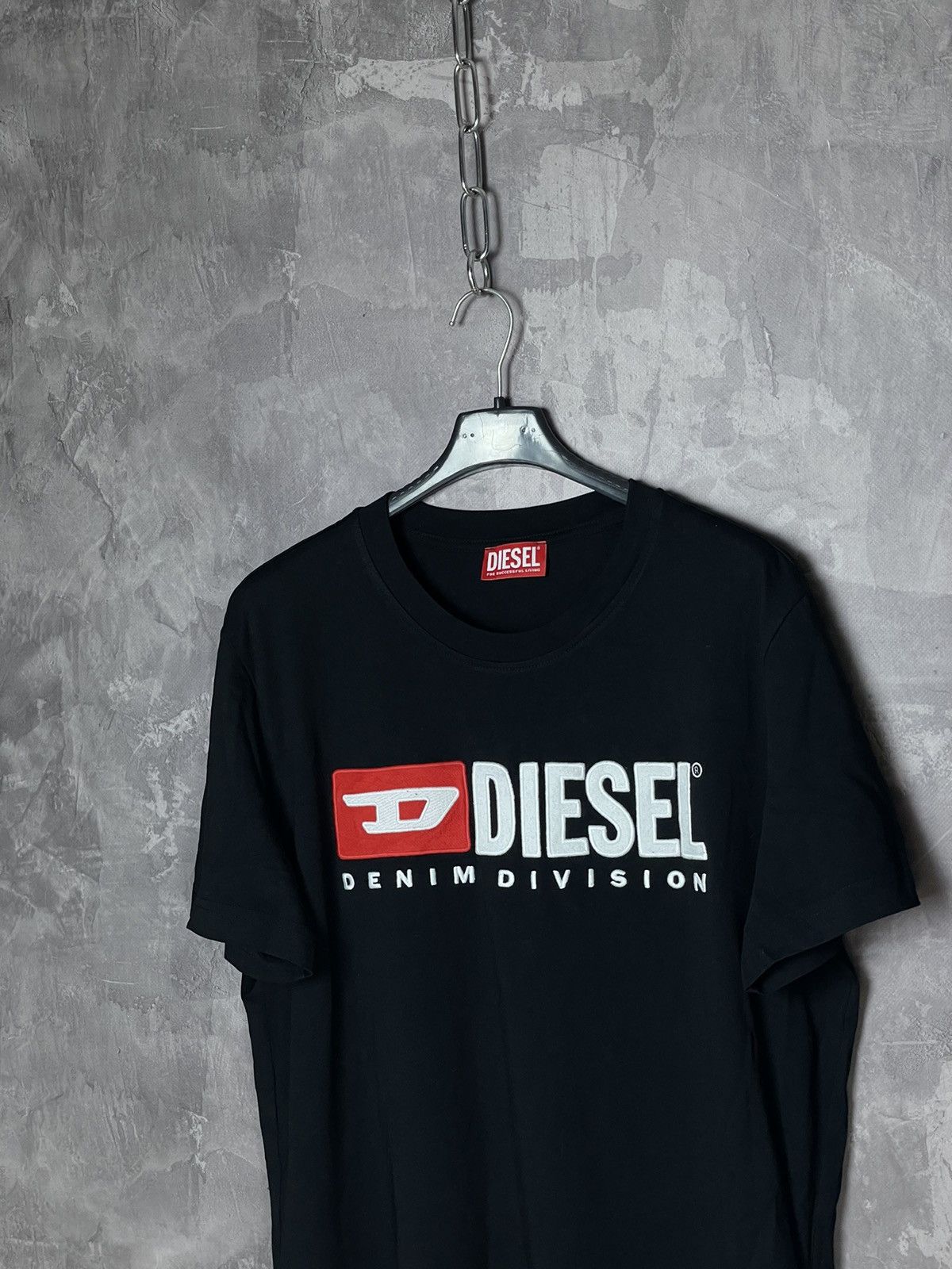 Diesel × Hysteric Glamour × Japanese Brand 00s Diesel Big Logo Tee T Shirt Y2K Avantgarde Size US M / EU 48-50 / 2 - 7 Thumbnail