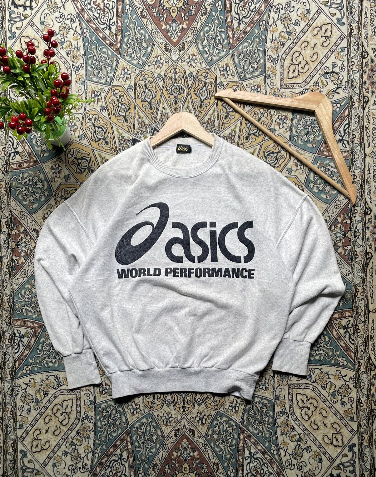 Asics Vintage Asics Big Logo Size US XL / EU 56 / 4 - 1 Thumbnail