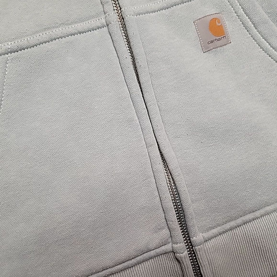 Carhartt VINTAGE Carhartt Hoodie Womens L Blue 12 14 Heavyweight Hooded Sweatshirt Work 102788 Size L / US 10 / IT 46 - 6 Thumbnail