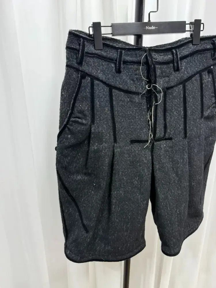 Number (N)ine Sz 3 Number Nine 09AW Closed Feeling Wool Shorts-2505 Size US 34 / EU 50 - 3 Thumbnail