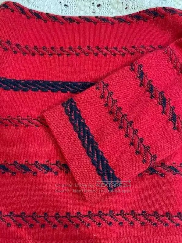 Chanel Chanel One-shoulder cashmere knitted sweater Size XXS / US 00 / IT 34 - 4 Thumbnail