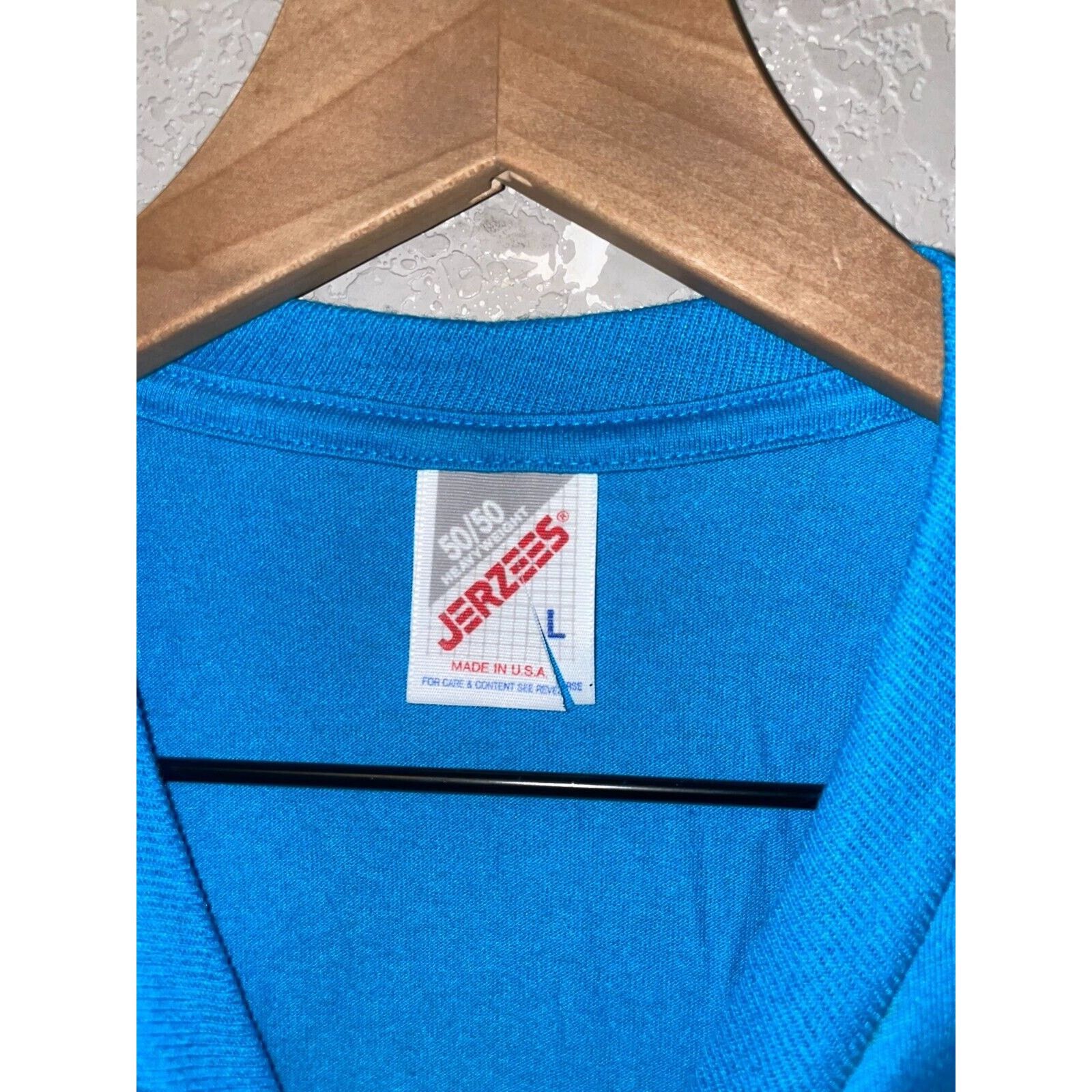 Jerzees Vintage School Shirt Jerzees Wellness Peak Bozeman Tee 90s L Size US L / EU 52-54 / 3 - 6 Thumbnail