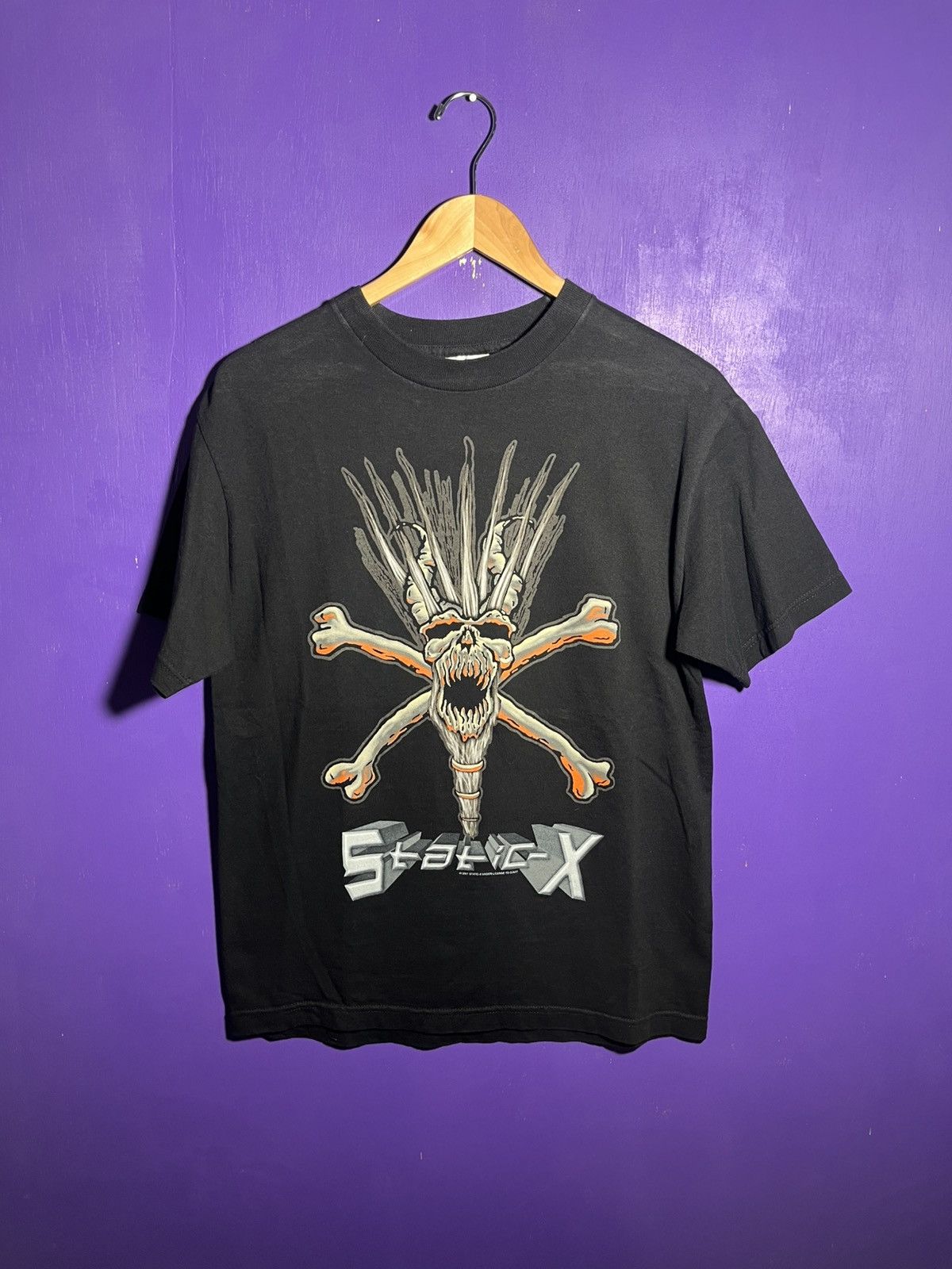 Band Tees × Vintage Vintage 2001 Static-X automatic destruction tour tee Size US M / EU 48-50 / 2 - 1 Thumbnail