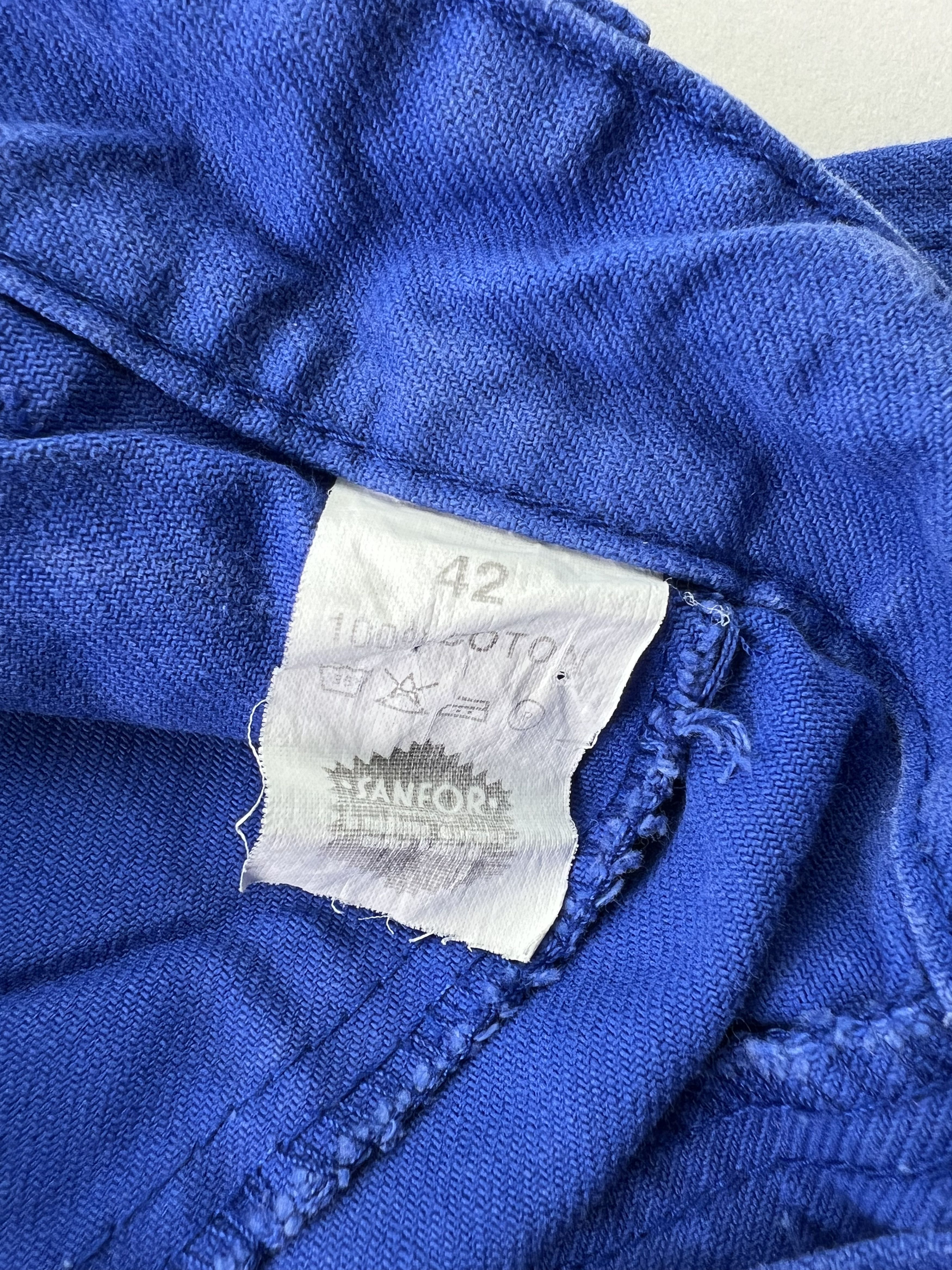 Vintage French Workwear Bleu De Travail Vintage Work Pants Size US 30 / EU 46 - 3 Thumbnail