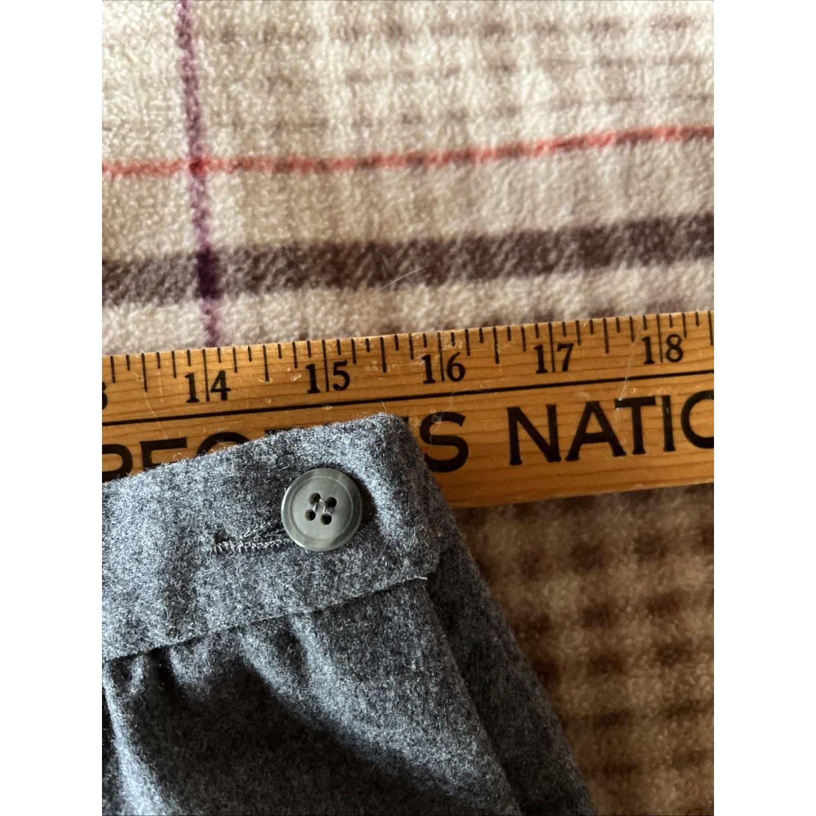Pendleton Vintage Pendleton Women’s Wool Maxi Skirt 14 Minimalist Gray Size 36" / US 14 / IT 50 - 8 Thumbnail