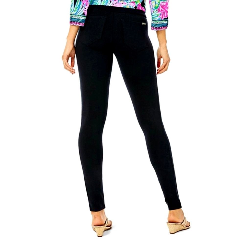 Lilly Pulitzer Lilly Pulitzer Black Pants | Size M Size 30" / US 8 / IT 44 - 4 Thumbnail