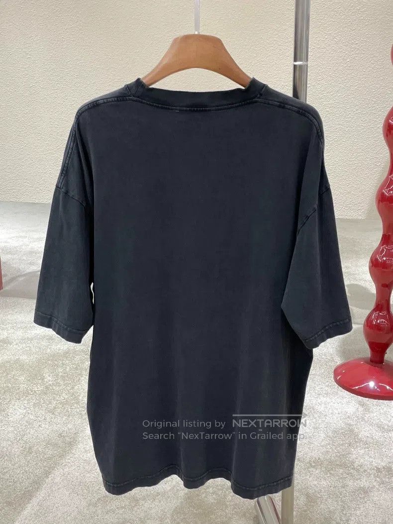 Balenciaga Balenciaga Double Hook Embroidery Logo Crew Neck Short Sle Size US S / EU 44-46 / 1 - 5 Thumbnail
