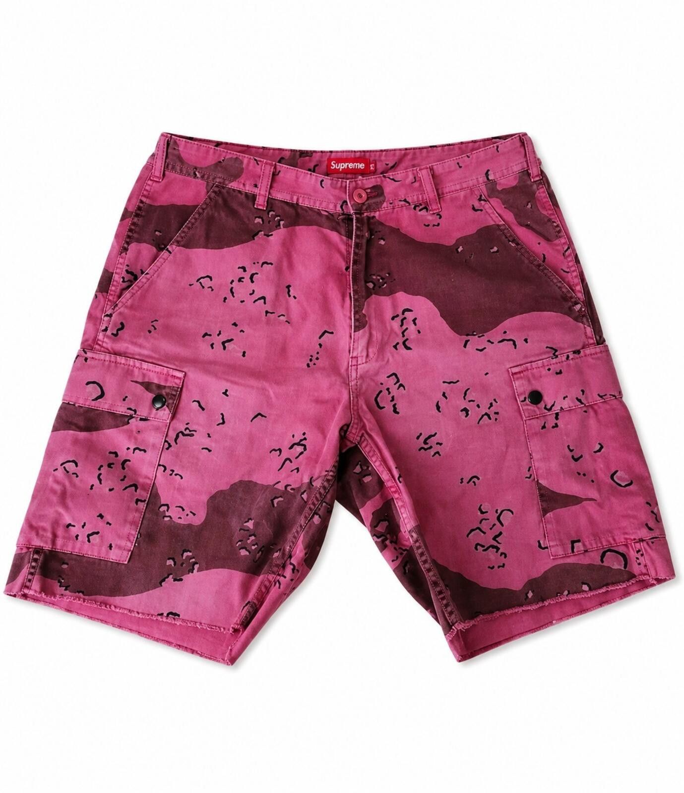 Supreme Supreme red camo cargo shorts | Grailed