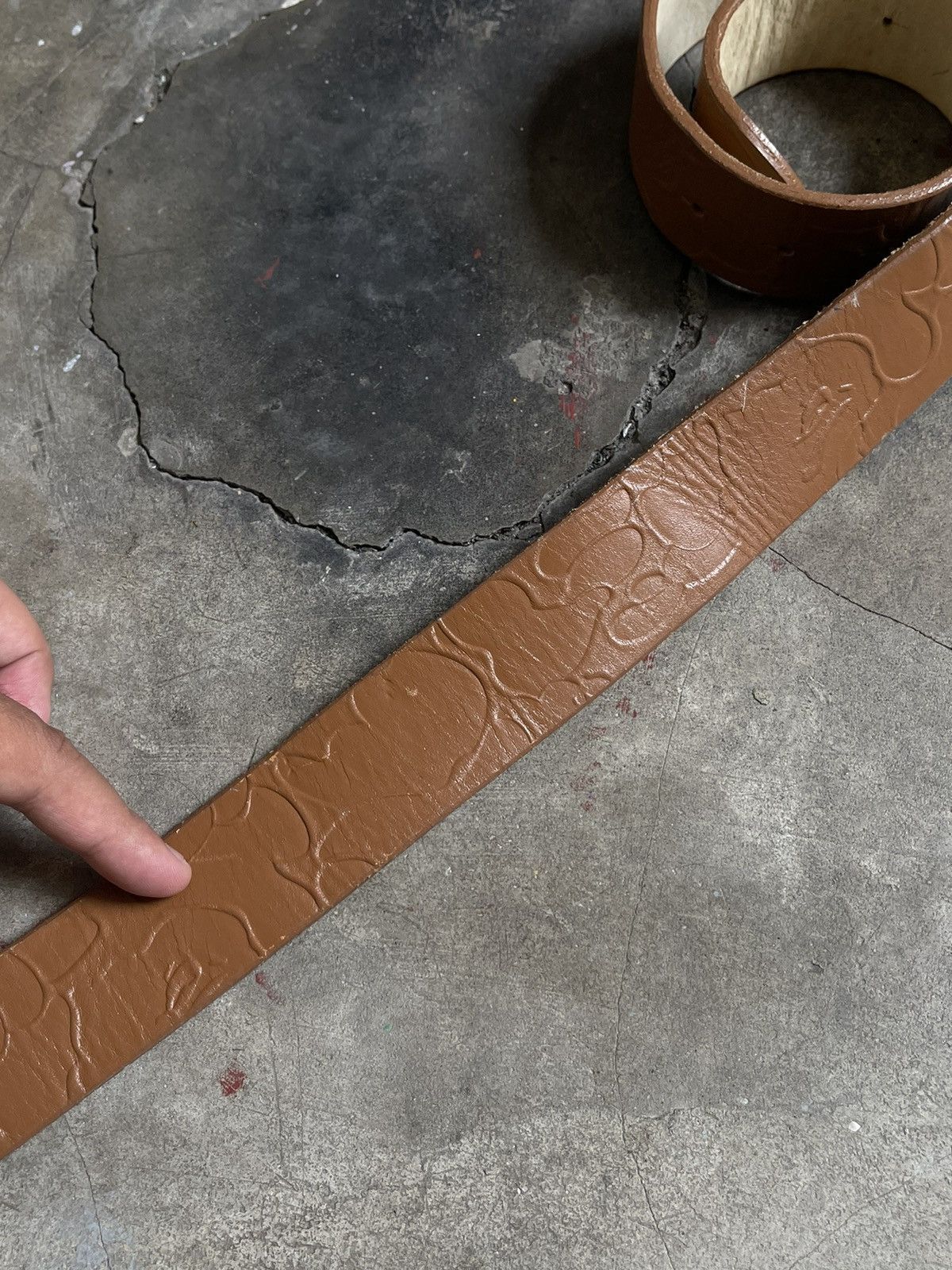 Bape Bape Camo Logo Brown Belt Size 38 - 5 Thumbnail