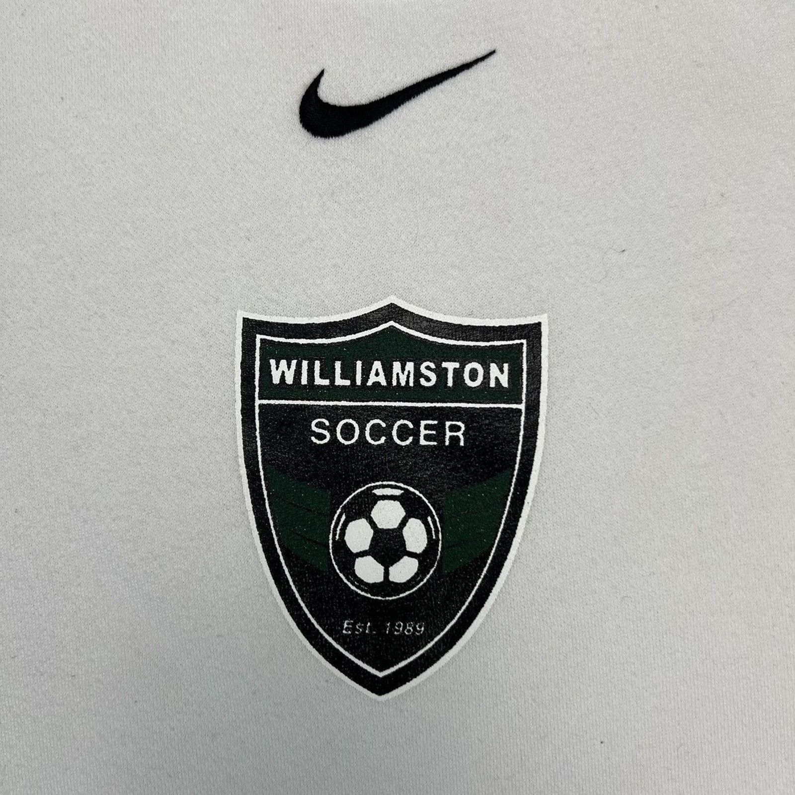 Nike × Vintage Nike Sportswear Sweatshirt Center Swoosh Soccer Pullover Size US M / EU 48-50 / 2 - 2 Thumbnail