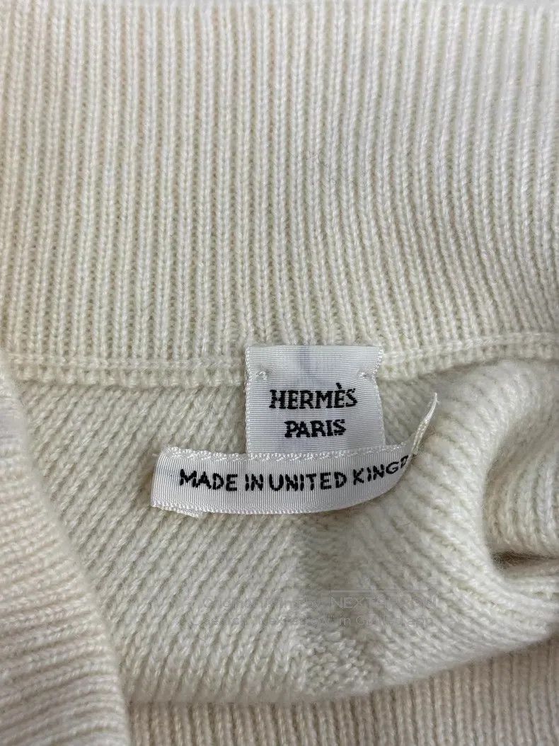 Hermes Hermes Beige Cashmere Skirt Size 24" / US 00 / IT 34 - 4 Thumbnail