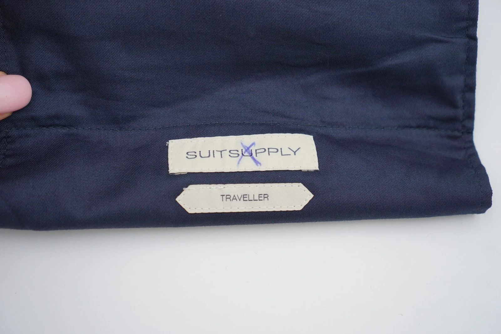 Suitsupply Men Suitsupply Pants Navy Blue Wool Traveller Soho UK/US38 Size 38R - 5 Thumbnail