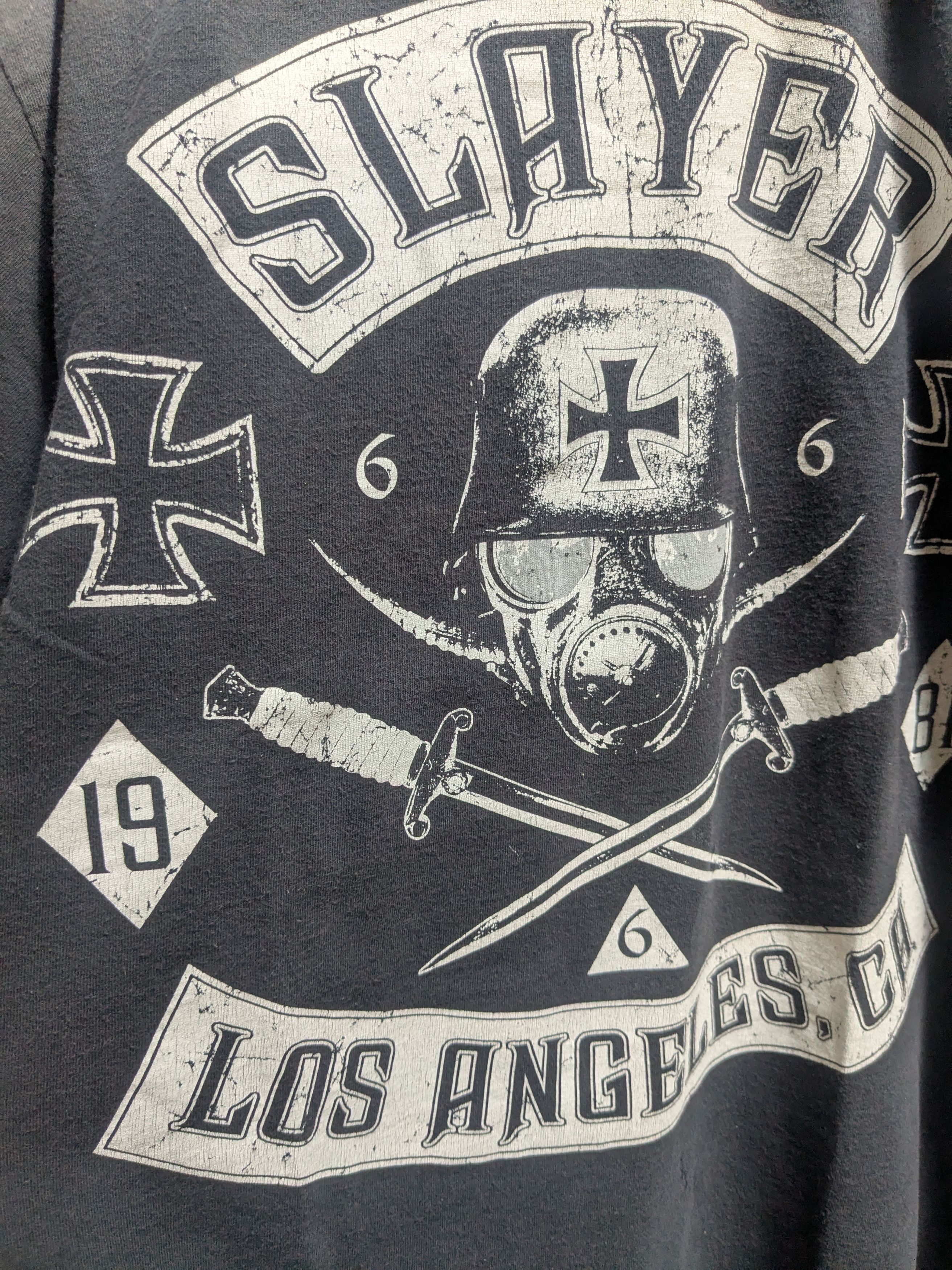Slayer slayer vintage y2k tee 2009 large fitted usa Size US L / EU 52-54 / 3 - 2 Thumbnail