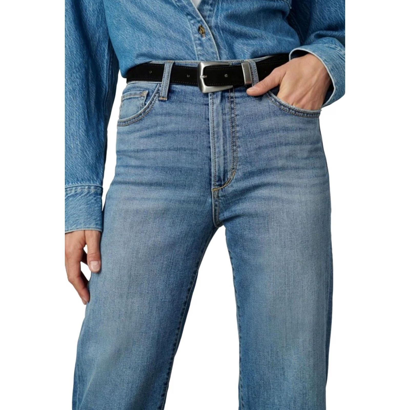 Vintage NWT Joe's The Blake High Rise Crop Wide Leg Jean - No Promises - Sz 32 Womens Jeans Size 24" / US 00 / IT 34 - 5 Thumbnail