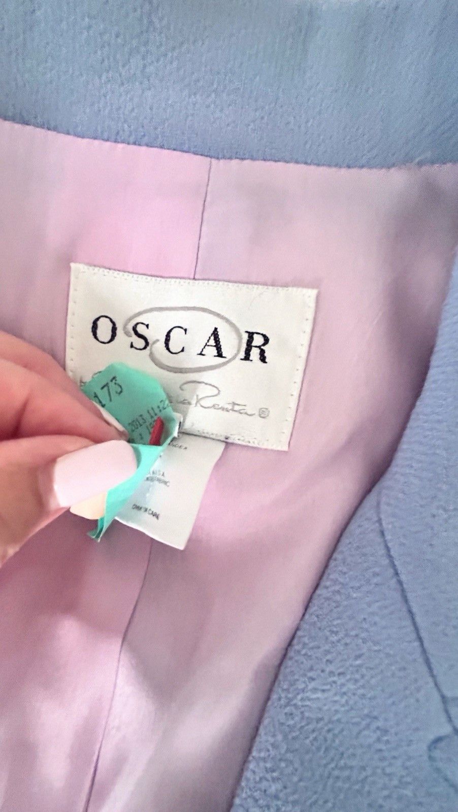Oscar De La Renta OSCAR DE LA RENTA Womens designer Blazer y2k timeless Size M / US 6-8 / IT 42-44 - 7 Thumbnail