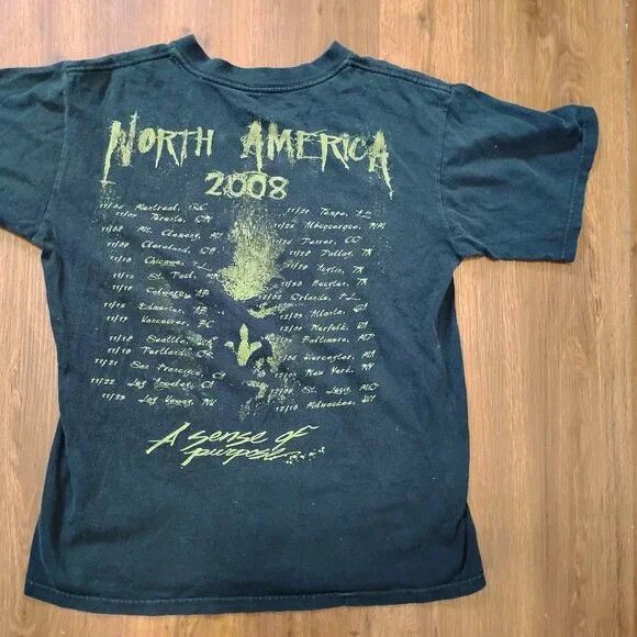 Other In Flames A Sense Of Purpose North America Tour 2008 T-Shirt Size US M / EU 48-50 / 2 - 7 Thumbnail