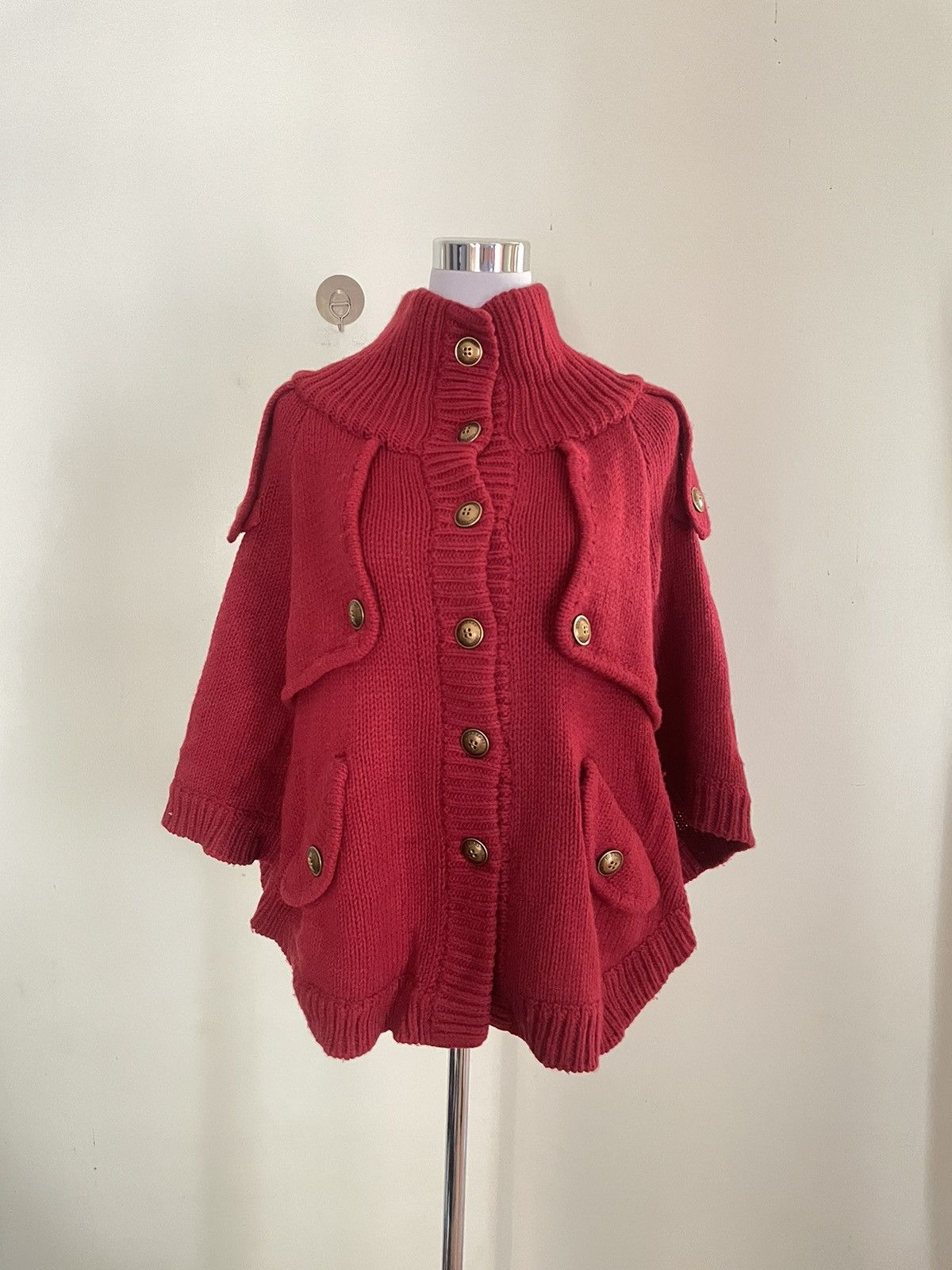 Burberry Burberry London knitted poncho Size XS / US 0-2 / IT 36-38 - 1 Thumbnail
