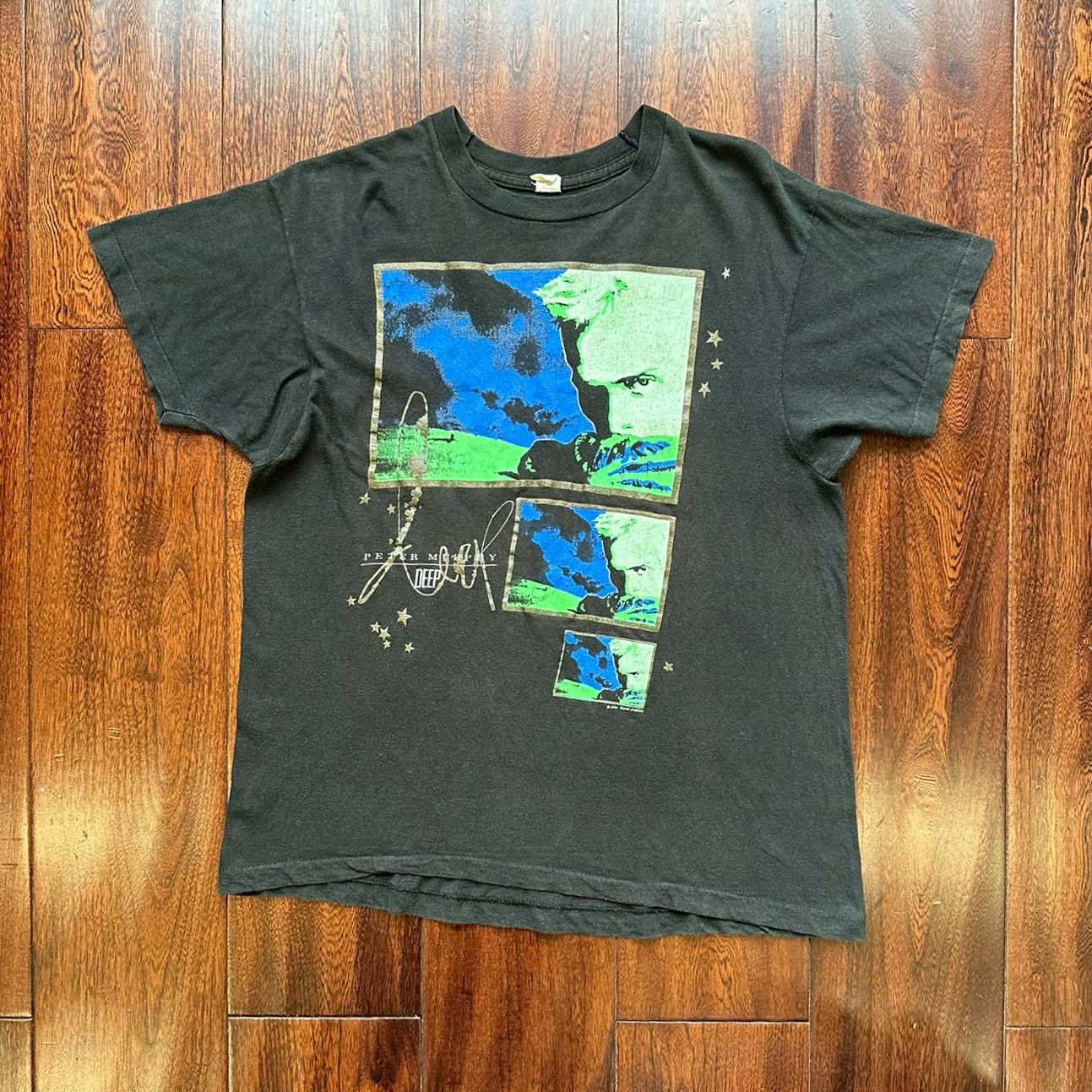 Vintage 1990s Peter Murphy Bauhaus Tee Size US XL / EU 56 / 4 - 1 Thumbnail
