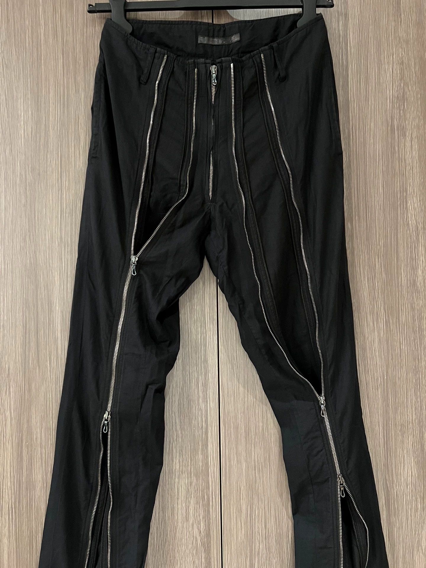 Julius Julius 7 Extra Long Zipper Casual Pants, Size US 27 - 3 Thumbnail