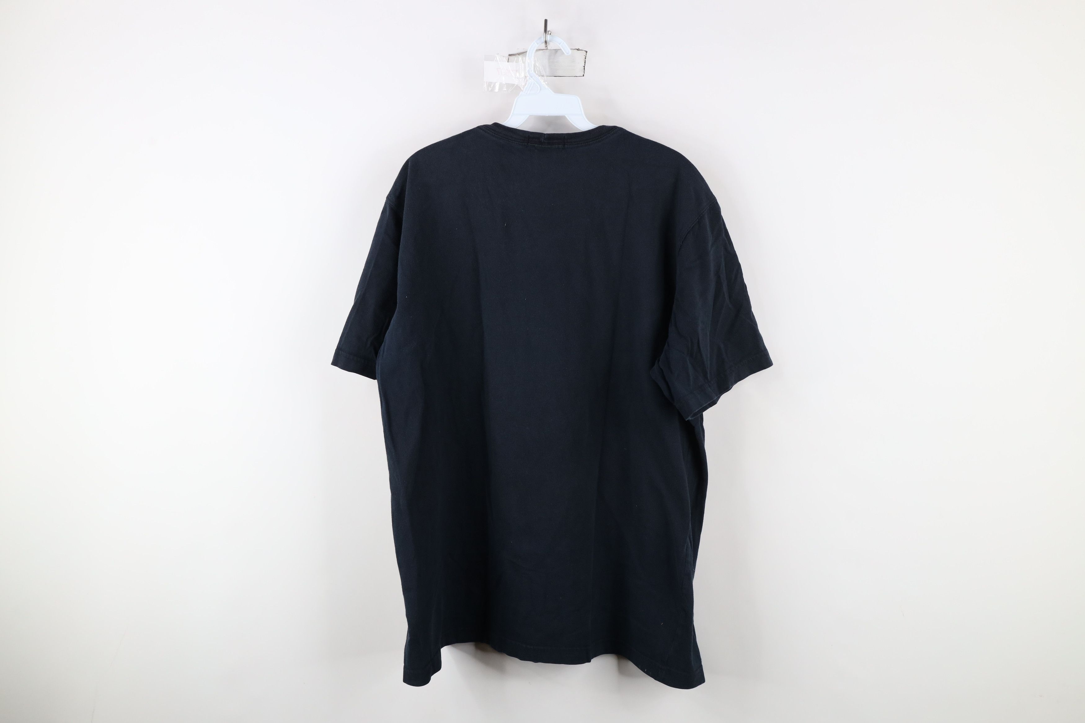 Lands' End × Vintage Vintage 90s Lands End Blank Cotton Pocket T-Shirt Black Size US L / EU 52-54 / 3 - 10 Thumbnail